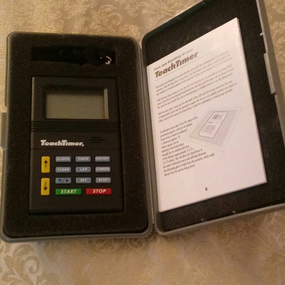 Timer used for an overhead projector